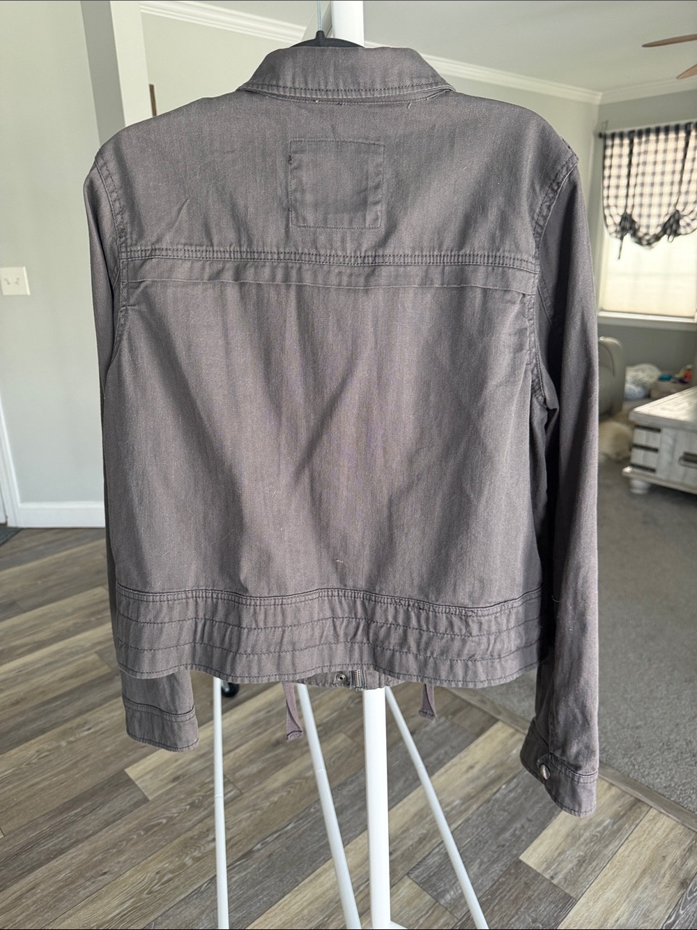 Mudd Utility Jacket in Taupe Brown - Picture 3 of 7